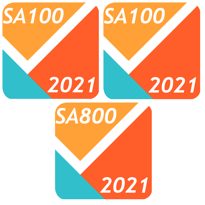 2 x SA100 plus 1 x SA800 (2021)